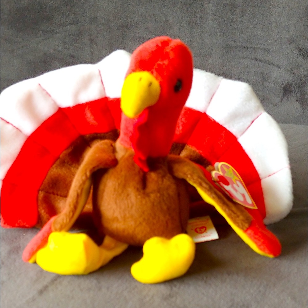 Ty Beanie Babies Gobbles Turkey Plush